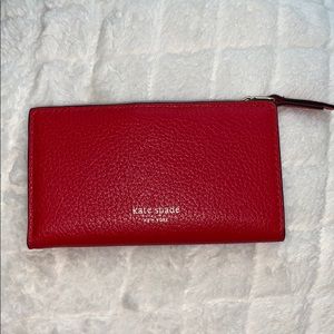 Red Kate Spade wallet